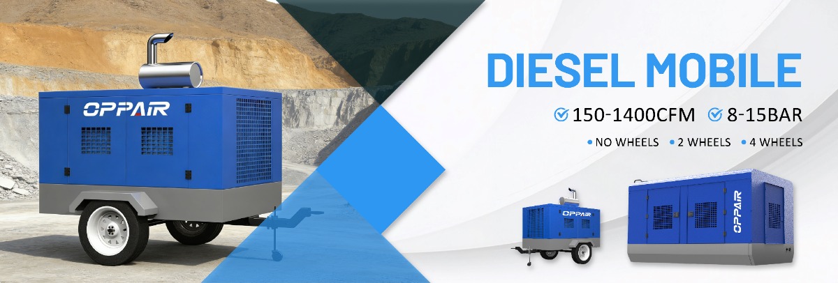 1 Applications of OPPAIR Diesel Mobile Screw Air Compressors