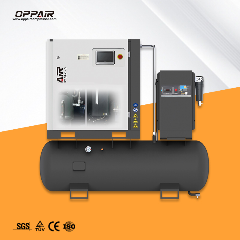 High Quality Four in One Screw Air Compressor Compressed Air with dryer ...