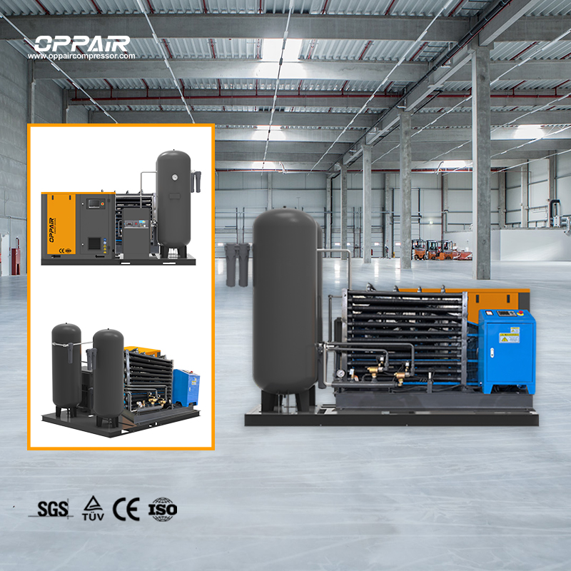 High Quality Top Quality 30kw 40hp Screw Air Compressor Booster 30 ...