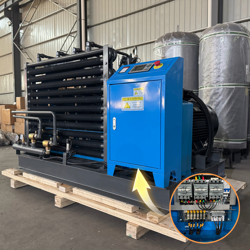 High Quality Industrial Air Booster 6.0m3 Air Cooling Type Compressor ...
