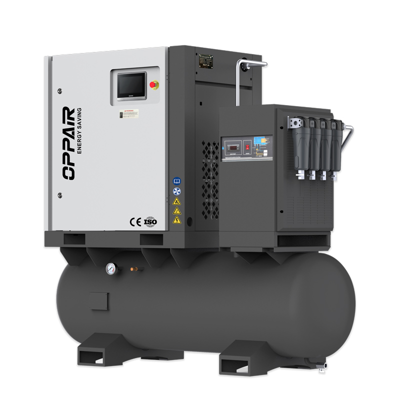 高品質4 in 1スクリューエアコンプレッサー（圧縮空気、ドライヤー付き